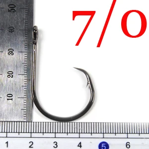 50pcs size 7I0 50 шт. круглый крючок для рыбалки с высоким содержанием углерода Сталь soltwater рыболовный крючок 1 1/0 2/0 3/0 4/0 5/0 6/0 7/0 8/0 9/0 10/0 морских рыболовных крючков - Цвет: 50pcs size 7I0