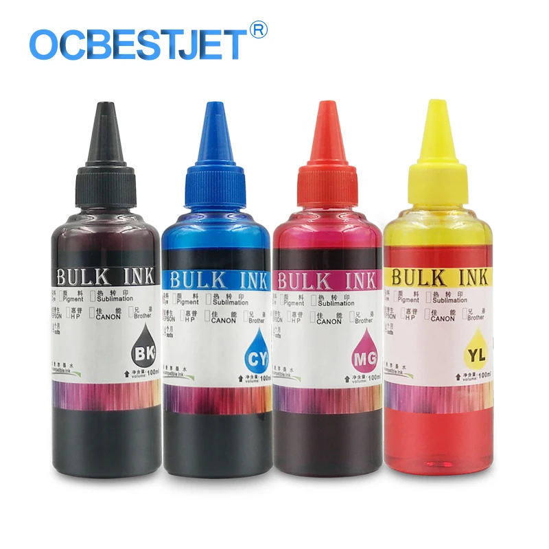 100 мл/бутылка новые улучшенные универсальные чернила для заправки принтера Canon