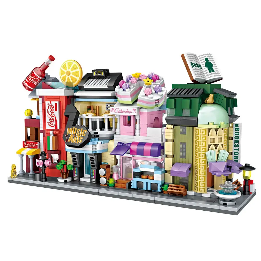 LoZ блоки мини-конструкторов в инструмент магазин строительные бизнес-стрит