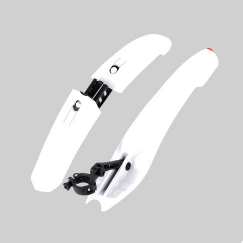 White(No taillight) Велосипедный велосипед MTB переднее заднее крыло брызговик Велосипедное крыло Bicicleta часть быстросъемный набор аксессуаров - Цвет: White(No taillight)