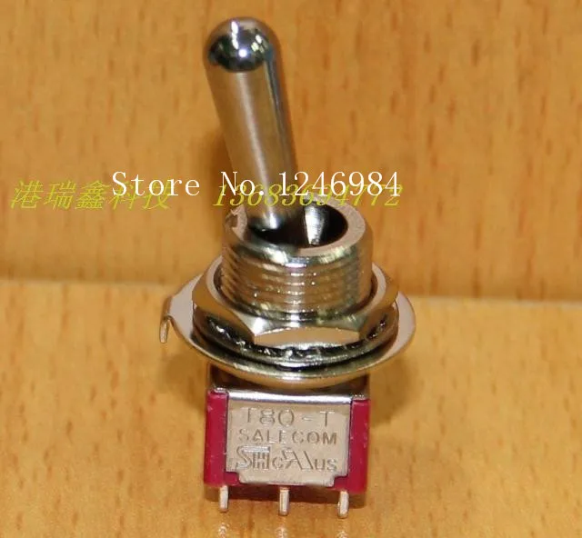 

[SA]T8011A-Z1 trigger double toggle switch M12 bulk single reset toggle switch T80-T SH--20pcs/lot