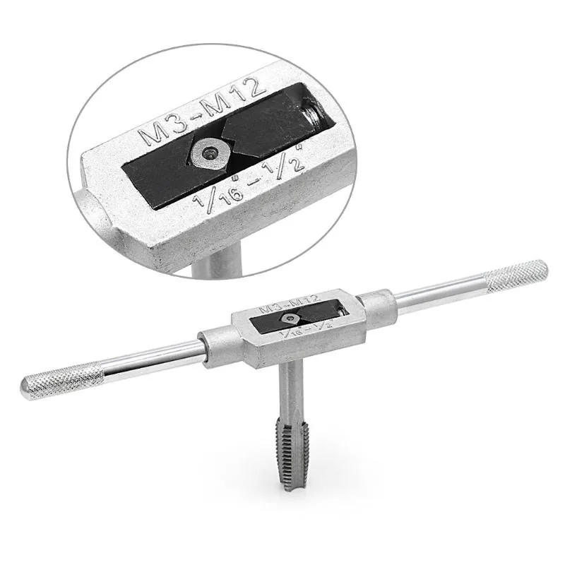 M3-M8/M12 6/8 шт. ручной винт нитки метрической зажигания Нажмите комплект M3-M12 с разводной ключ