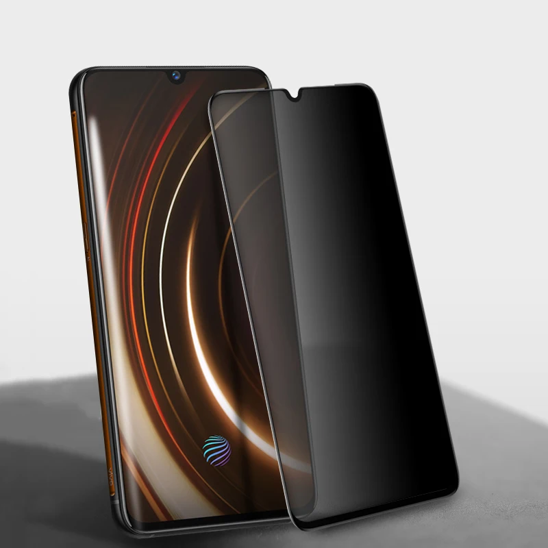 9H полное покрытие конфиденциальности закаленное стекло для VIVO IQOO X27 V15 Pro S1 NEX 2 S5