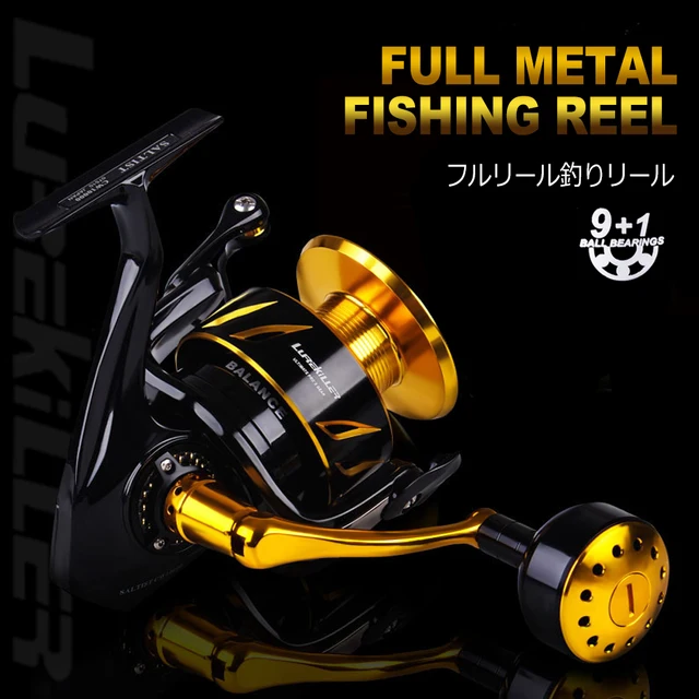 Lurekiller Fishing Jigging Reel Spinning Saltwater Fishing Reels Spinning Reel 10B Metal Reel 35kgs Drag Power Japan Made 1