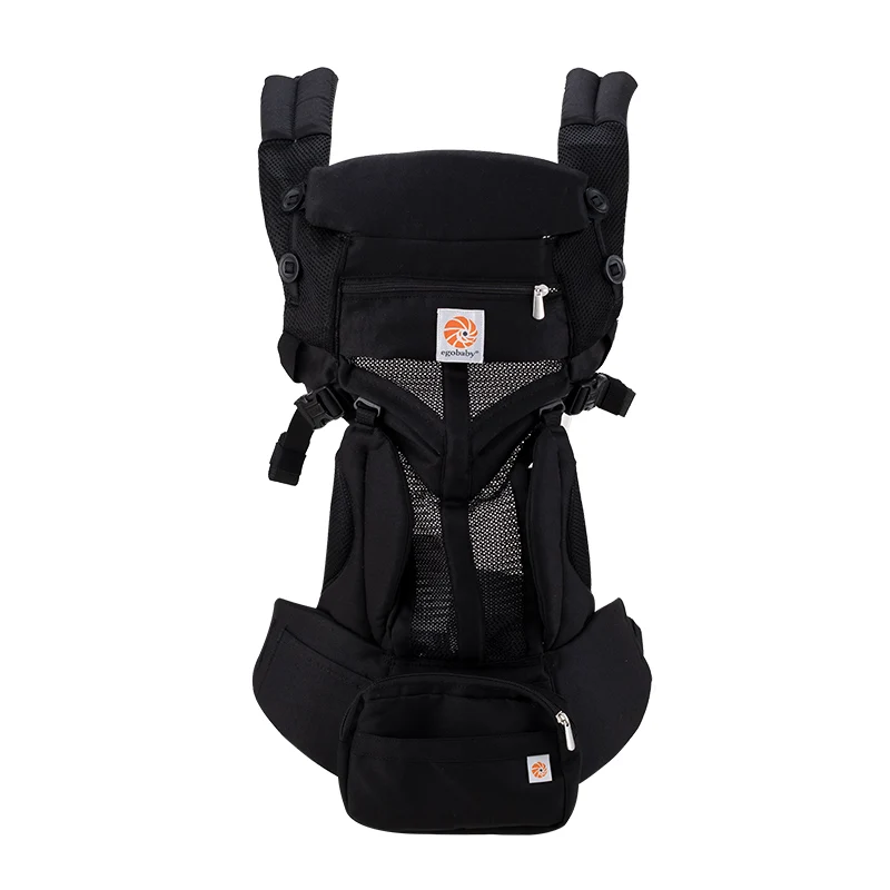 omni cool air black Egobababy omni 360 Многофункциональный дышащий рюкзак-кенгуру для малышей - Цвет: omni cool air black