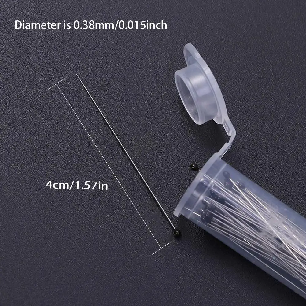 100 шт. булавки от насекомых игла для образцы из нержавеющей стали с пластиковой
