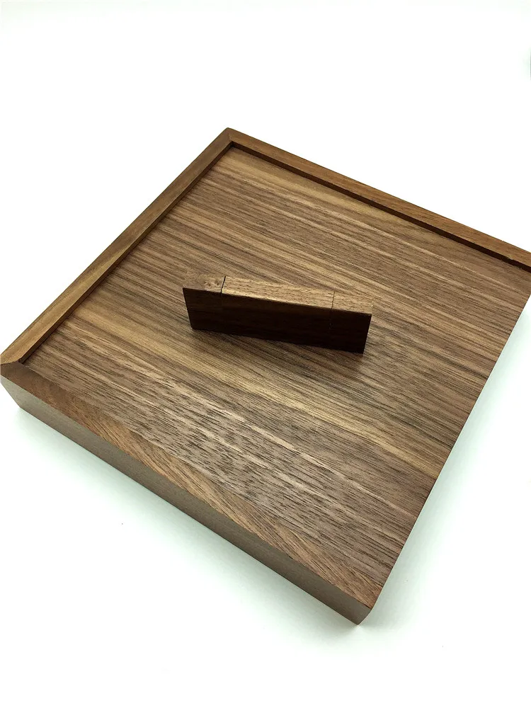 Walnut Свободный логотип или слова имена гравировка) деревянный фото орех/клен окно OTG USB Android multitul флешки тисненый логотип Свадебные - Цвет: Walnut