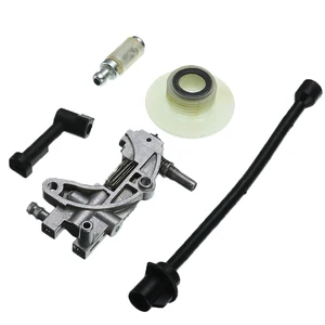 5 шт.компл. фильтр для масляного насоса трубопровод червячный набор для китайского 45CC 52CC 58CC 4500 5200 5800 бензопила запасные части