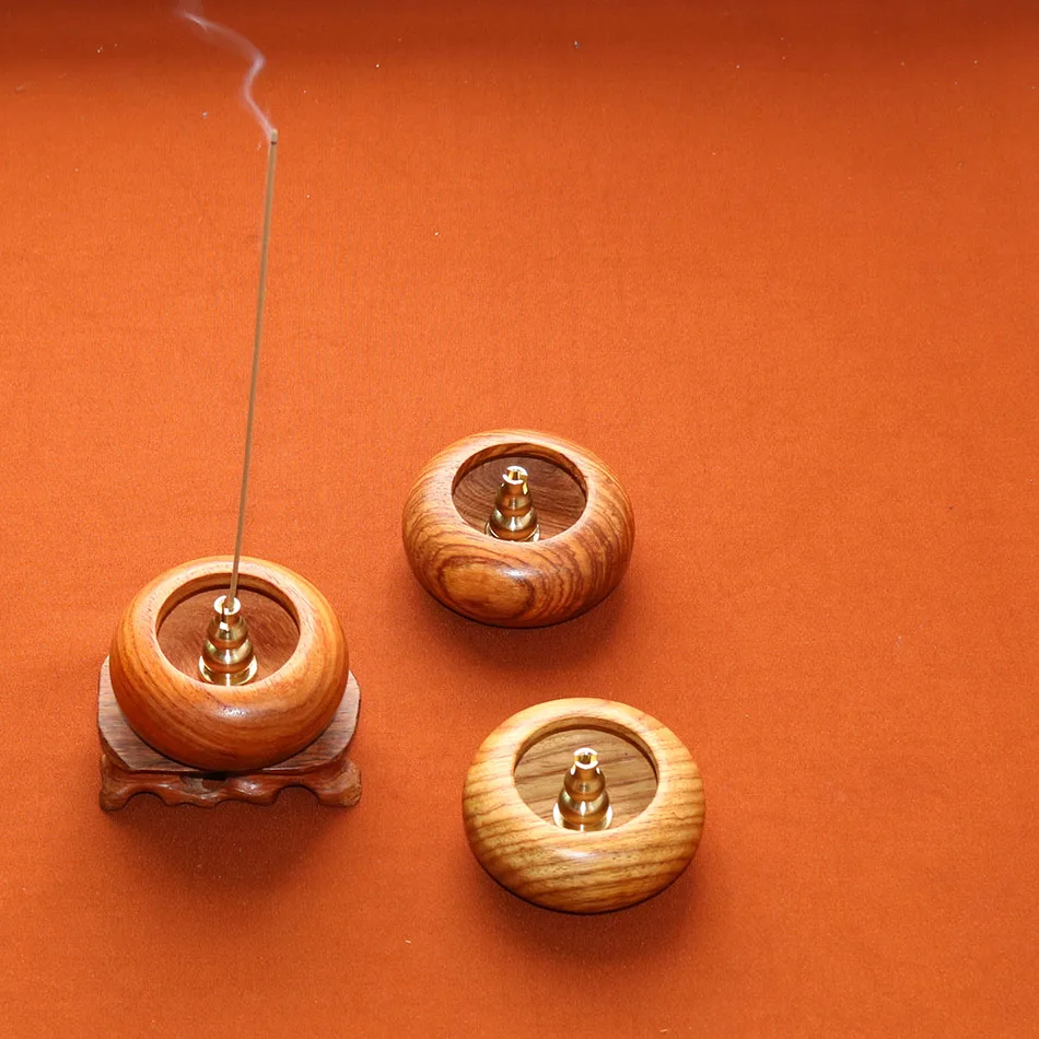 Gourd copper Stand SuperDeal Бирма Груша палисандр курильница для благовоний палочки курильница с деревянной подставкой porta стол encens держатель украшения - Аромат: Gourd copper Stand