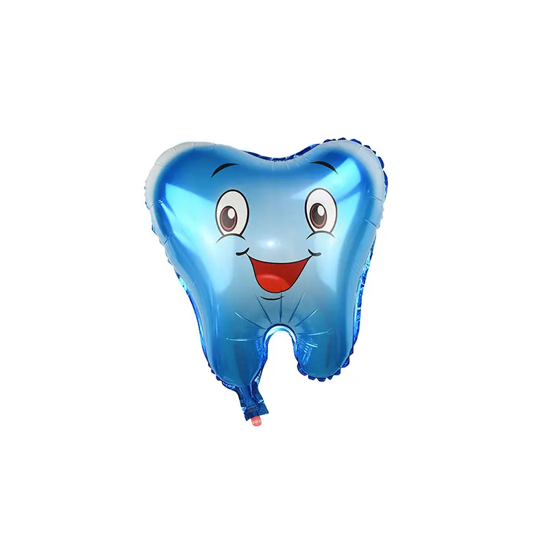 

YONGSNOW 1Pcs Cute Cartton Tooth Theme Party Foil Balloons For Children Kids Toy Birthday Party Baby Shower Decoration Globos