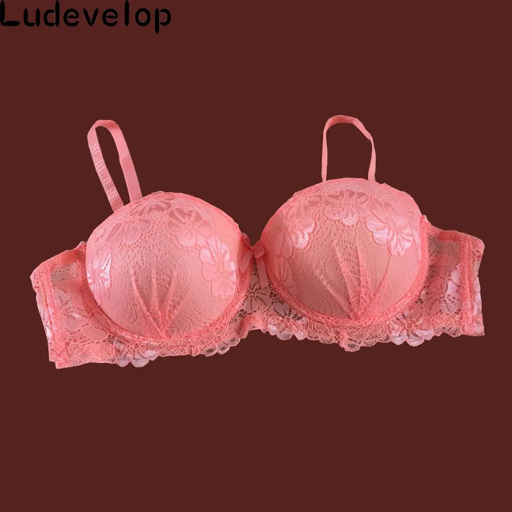 Ludevelop Для женщин пикантные Бюстгальтеры для черный красный синий зеленый Нижнее