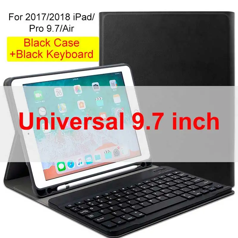 Universal 9.7 inch 2 WOWCASE клавиатура для iPad Pro 11 чехол Магнетическое умное Беспроводной Bluetooth клавиатура для iPad 11/12. 9/9. 7 дюймов чехол s Беспроводной клавиатура - Цвет: Universal 9.7 inch 2