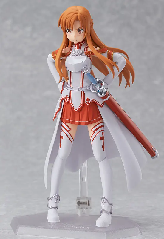 Аниме меч искусство онлайн S.A.O Figma Asuna файтинг версия 15 см ПВХ экшн-фигурки куклы