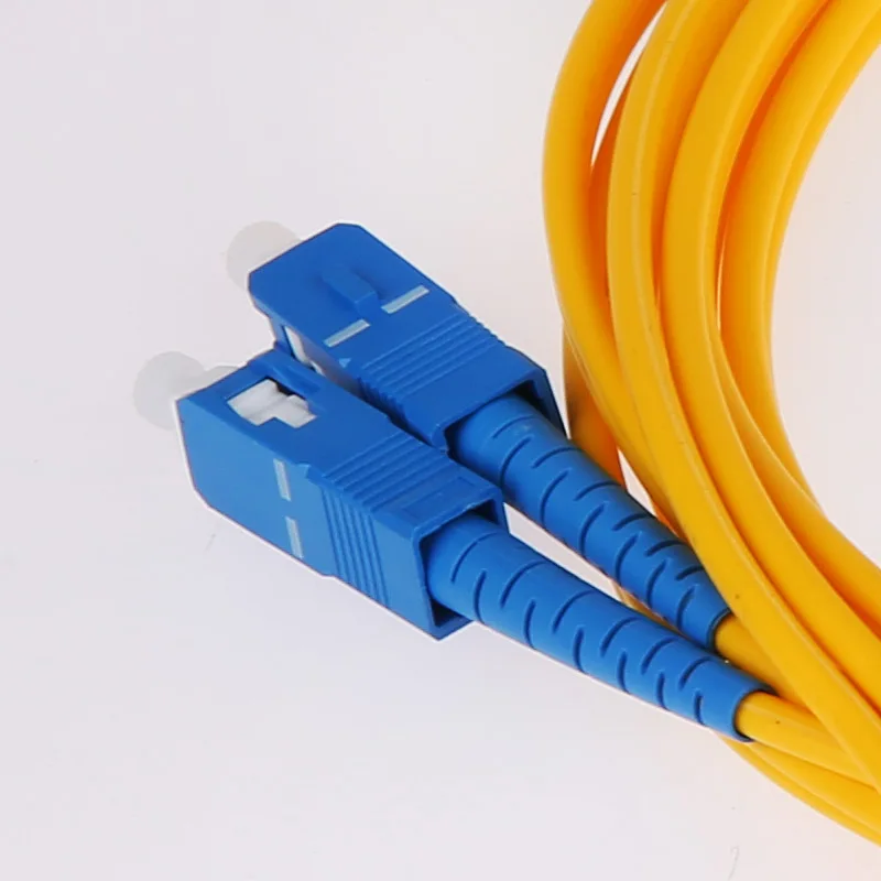 Оптоволоконный патч корд один режим SM 2 core дуплекс SC к ПК UPC 9/125um ftth 3 5 10 15 20 m фабрика