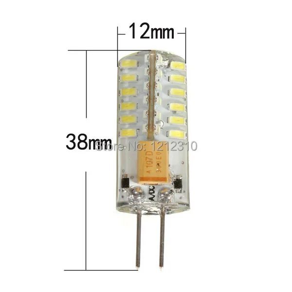 Супер яркая светодиодная лампа G4 3 Вт 5 6 24/48 SMD3014 Светодиодная DC12V Бесплатная