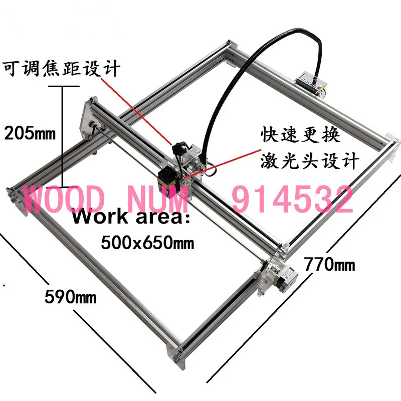 100 мВт DIY настольный мини лазерный гравировальный станок маркировочная резьба