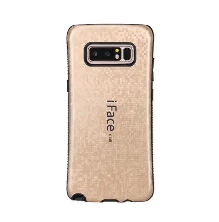 IFace чехол с мозаикой для samsung Galaxy S7 Edge S8 S9 Plus Note 8 чехол s PC+ TPU противоударный бампер задняя крышка Note8 S7edge Coque Capa - Color: Gold