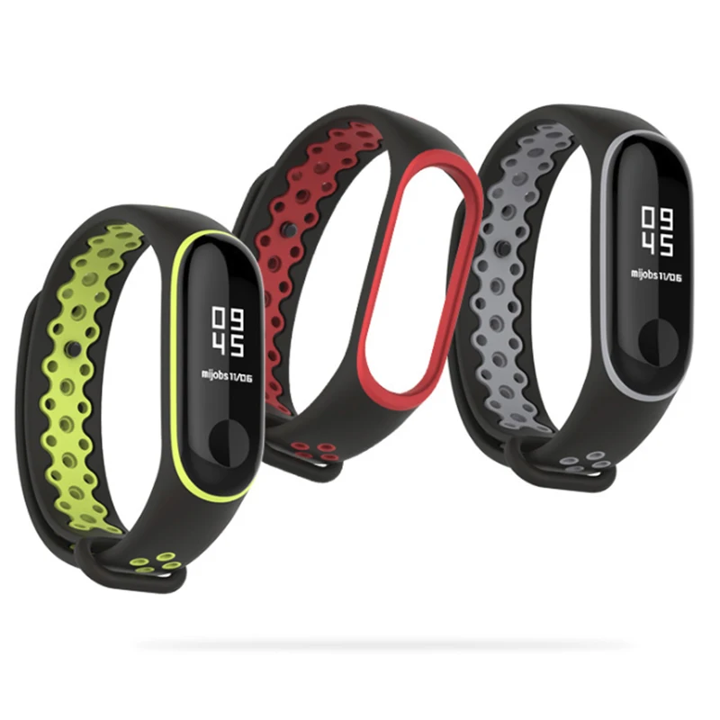 Спортивный прочный ремешок Mijobs для браслета Xiaomi Mi Band 3 сменный Браслет аксессуары