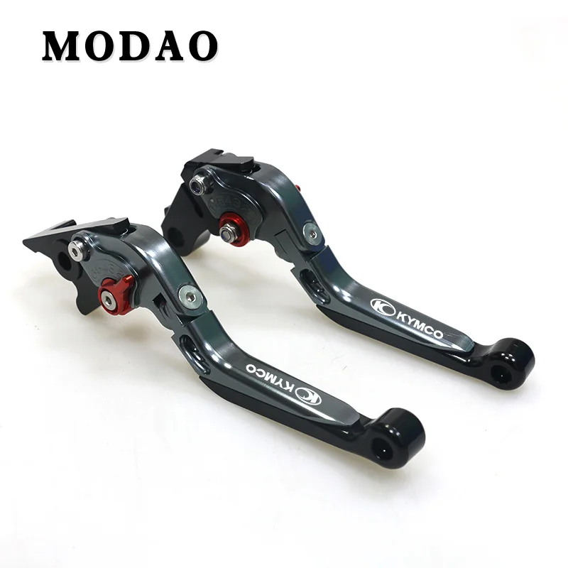 Titanium Для kycco xciting 250 400 125 500 300 центра 200/300/350 на станке с ЧПУ Алюминиевый складной сцепные рычаги - Цвет: Titanium