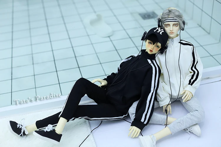 1/4 1/3 весы BJD одежда аксессуары искусственная кожа Однотонная куртка для