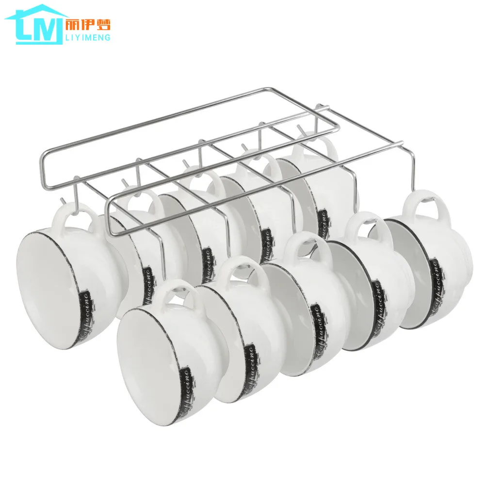 LIYIMENG кухонная стойка для хранения вешалка посуды шкаф с подвесной полкой-крюком