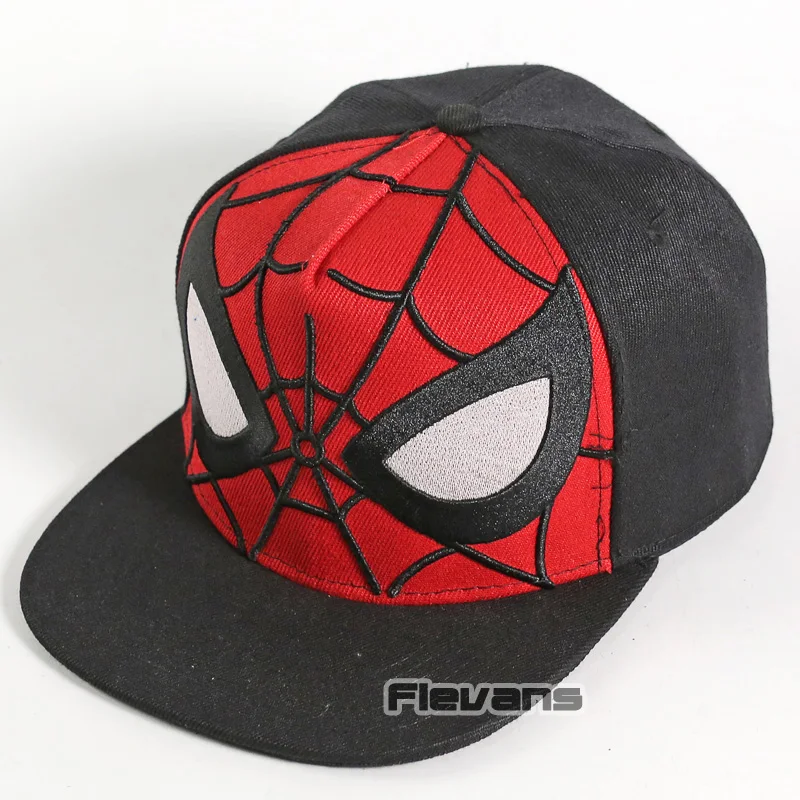 Marvel Человек-паук Snapback кепки s Шапки Взрослые бейсболки Bboy шапки хип-хоп для мужчин