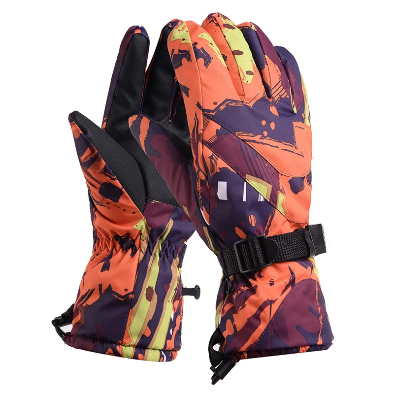 Новое поступление мужские и женские лыжные перчатки Зимние водонепроницаемые