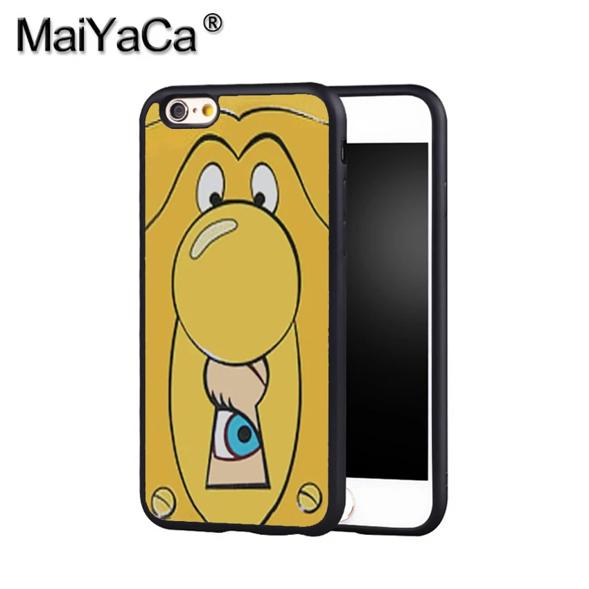 Чехол для телефона MaiYaCa "Дверная ручка" из "Алисы в Стране чудес" для Iphone X 8 6 6S Plus 7 5 5S 5C 4S SE мягкий резиновый.