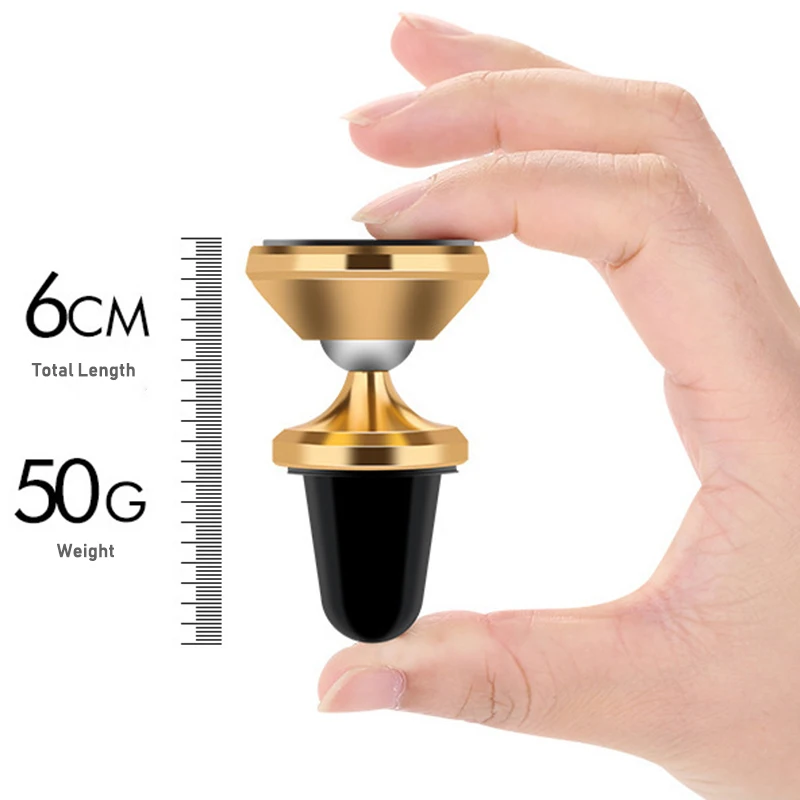 Universal Car Phone Holder For Samsung 360 Degree GPS Magnetic Mobile iPhone Xiaomi Magnet Mount Stand | Мобильные телефоны и