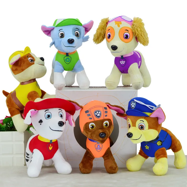 1 шт. 20 см собак Щенячий патруль Игрушки русская кукла аниме фигурки автомобиль