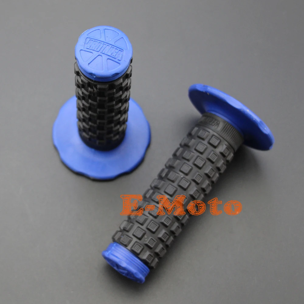 Сине серые ручки руля Pro конусные гелевые для мотоцикла 7/8 дюйма ручные protaper MX
