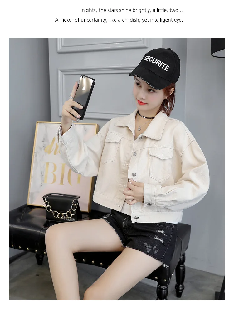 Модная женская короткая джинсовая куртка на шнуровке, женская джинсовая куртка с отложным воротником, тонкая на кнопках, женская джинсовая куртка с бантом, новинка, женские пальто, CQ2916