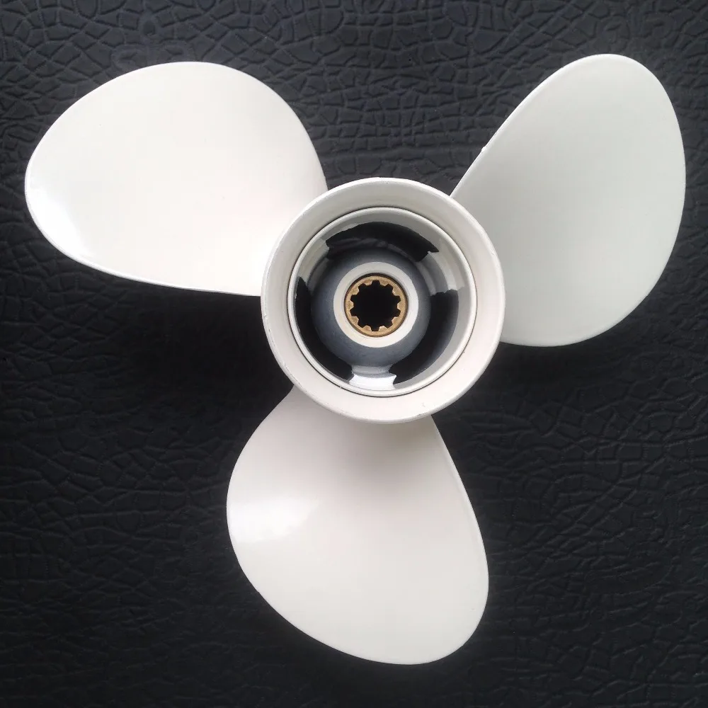 

Free shipping 9 7/8 x12-F HIDEA For 20HP 30HP hidea propellers outboard hidea Aluminium Propeller cheap boat motors propellers