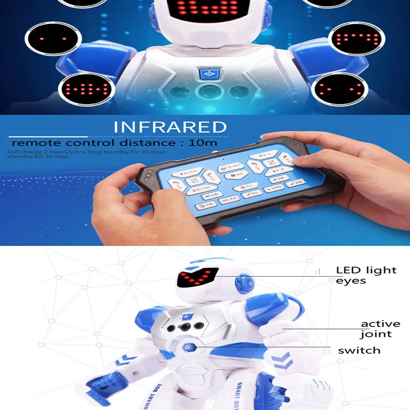 Usb зарядка робот игрушка RC датчик жестов умный робот манипулятор ручной действия Прогулки Танцы для детей подарки детей FSWB