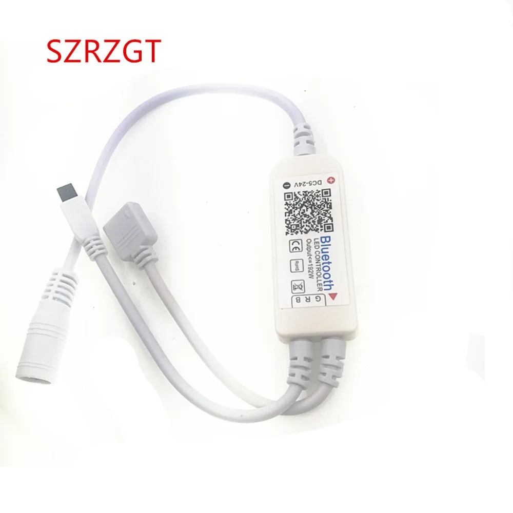 DC5V-24V Мини Bluetooth RBG LED контроллер 24 клавиши ИК пульт дистанционного управления
