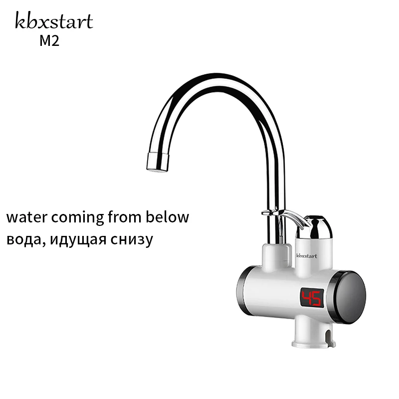 M2 Heater Tap Kbxstart кран с подогревом воды домашний кухонный сенсорный кран для нагрева горячей воды с электрическим душевым 220 В индукционный нагреватель мгновенные Водонагреватель - Цвет: M2 Heater Tap