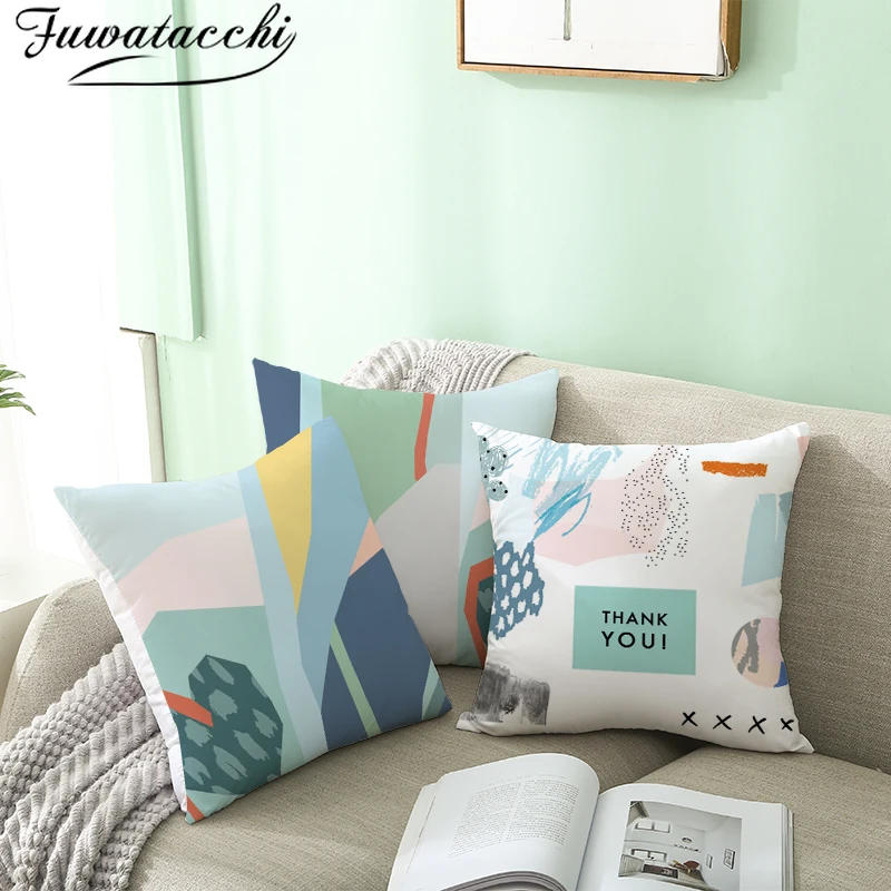 Fuwatacchi Cushion Cover Throw Pillow Covers for Home Decoration Para Sofa Cases Decorative Pillows | Дом и сад