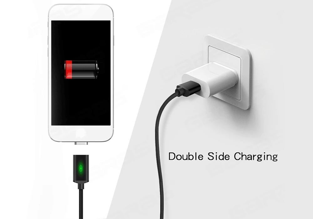 Магнитный Micro USB кабель GARAS для быстрой зарядки мобильного телефона, магнитный Micro usb кабель для зарядки Xiaomi/samsung/huawei Micro USB