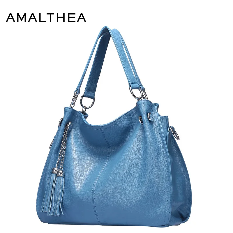 Амалфеи Брендовая женская сумка Tote Черный с твердой Цвет кисточкой дамы Сумки