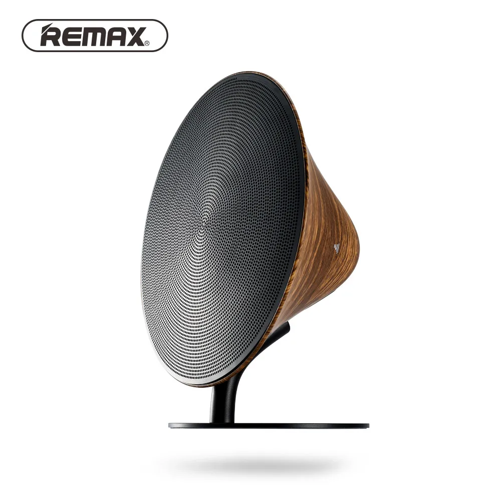 black Remax Беспроводная колонка Bluetooth Ретро деревянная настольная Поддержка NFC сенсорная поверхность сабвуфер домашний аудио для телефона книжная полка для телефона - Цвет: black