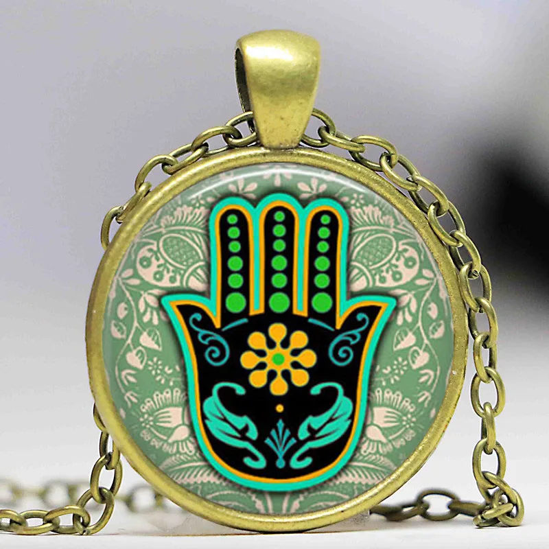 Женская подвеска в виде цветка хны зеленого цвета|necklaces for women|pendant necklacepower necklace |