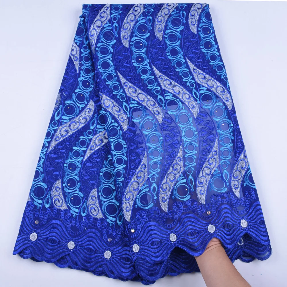 

New arrival african swiss voile lace nigerian lace fabrics 5 yards 2019 high quality swiss 100% cotton voile laces switzerland
