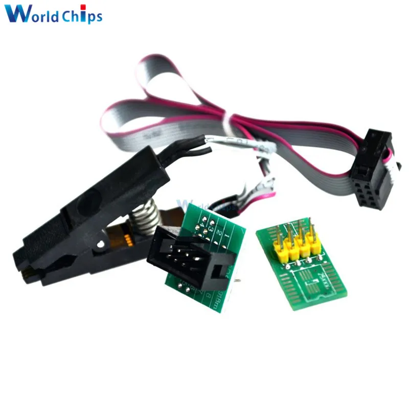 Обновленная версия зажима SOIC8 SOP8 для встроенного программирования EEPROM 93CXX / 25CXX 24CXX