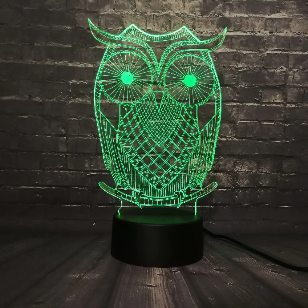 Новый 3D СВЕТОДИОДНЫЙ Ночник настольный домашний декор Лава Lampara RGB 7 цветов