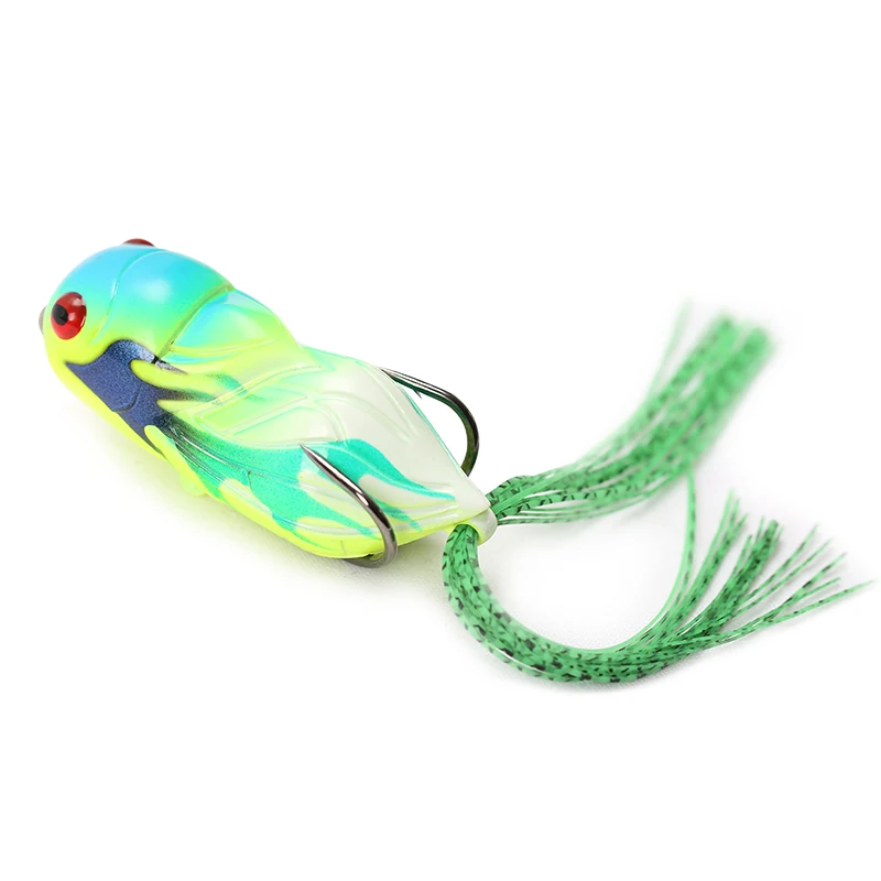Мягкая наживка TSURINOYA Цикада Froggy 15 5 г 65 мм Искусственные Силиконовые