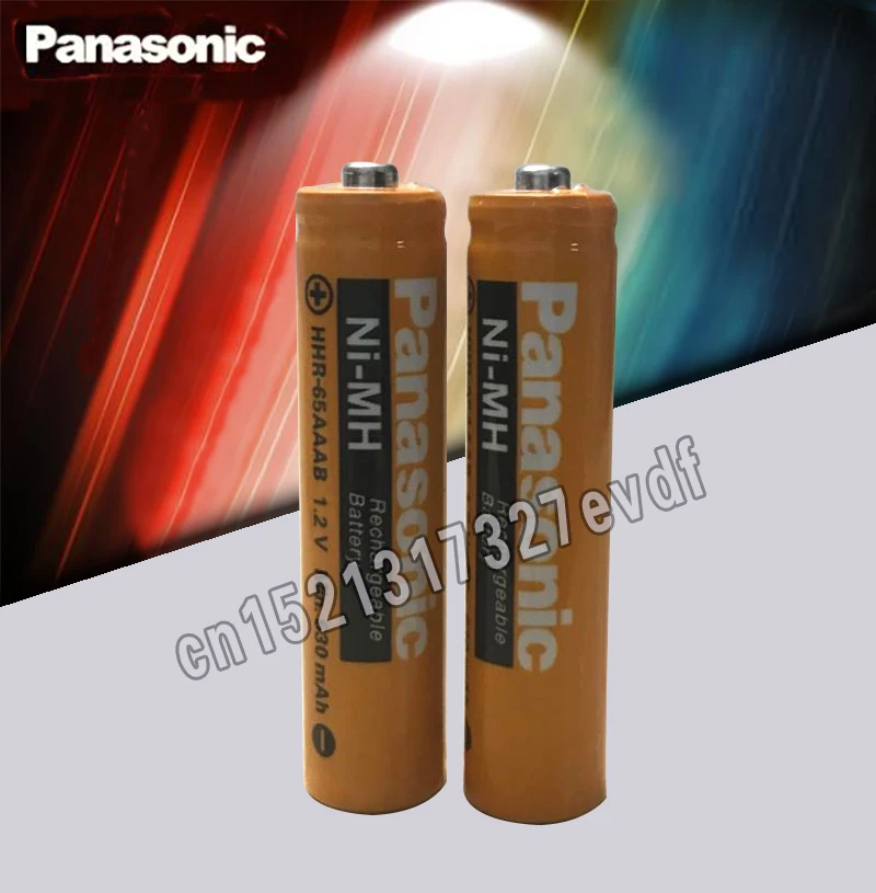 4 шт./лот,, Panasonic AAA, 1,2 в, 630 мАч, перезаряжаемая NiHM батарея, время зарядки или 1200 раз