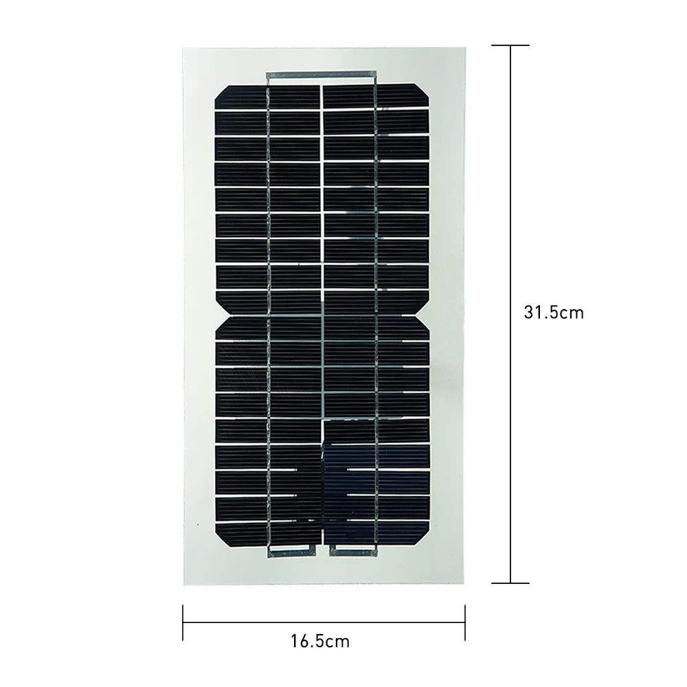 Универсальный 18V 5,5 W 31,5x16,5x0,15 см Semi Гибкая Панели солнечные с кабелями авто-Стайлинг