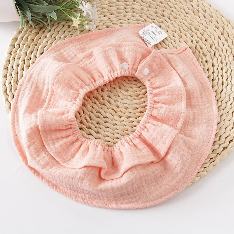 [Lemonkoko] Baby Boys &ampGirls Bibs Burp Cloths Solid Color Round Bandana Dribble 8 Style | Детская одежда и обувь