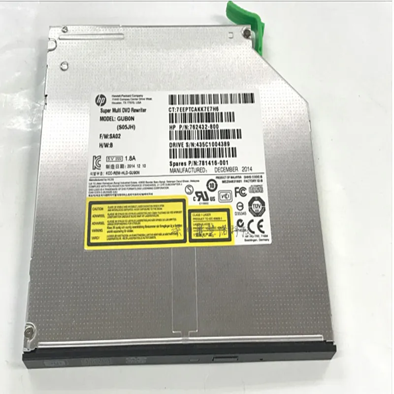 Новый оригинальный 9 5 мм ультра тонкий DVDRW для HP рабочей станции оптический