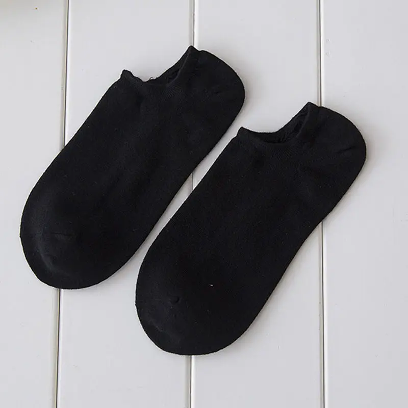 Новые женские хлопковые носки с низким вырезом модные носки-лодочки однотонные
